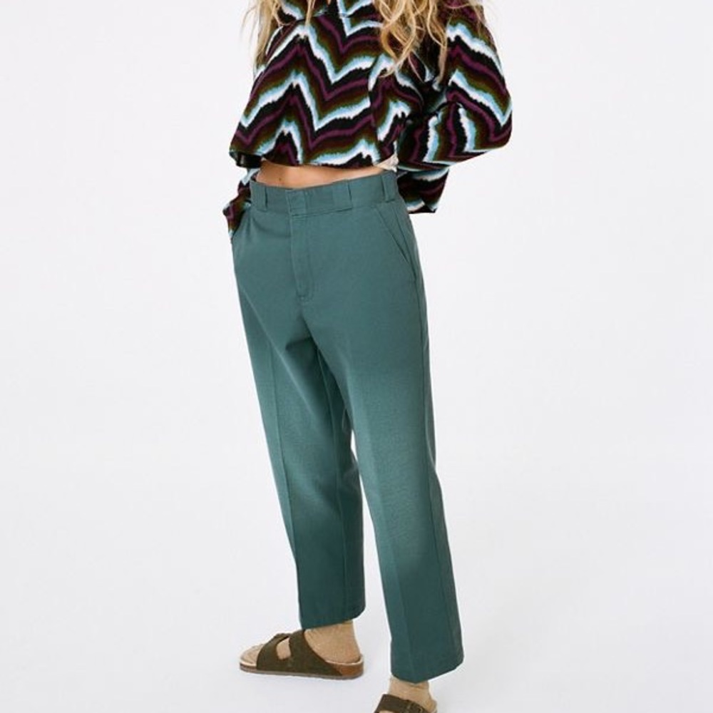 UO Exclusive Dickies Green High Waisted Pants